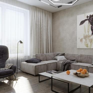 Интерьер гостиной в современном стиле смотреть на Basicdecor