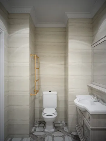 Интерьер ванной  смотреть на Basicdecor
