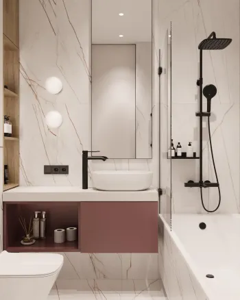 Интерьер ванной  смотреть на Basicdecor