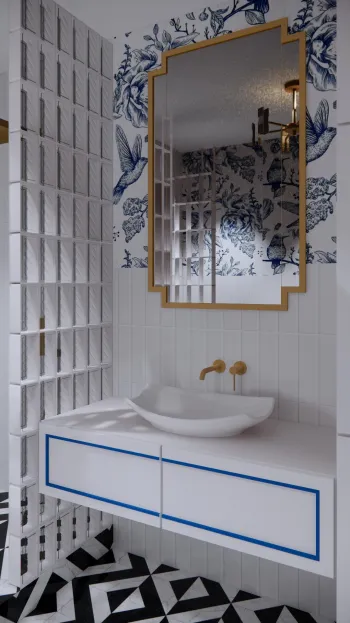 Интерьер ванной  смотреть на Basicdecor