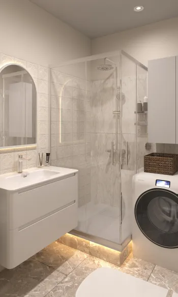 Интерьер ванной  смотреть на Basicdecor