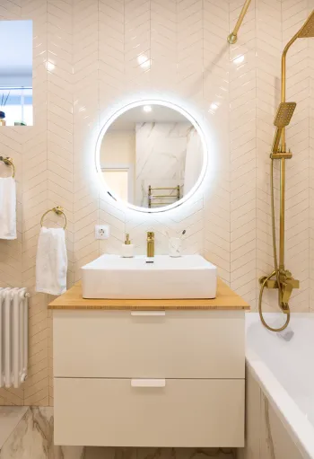 Интерьер ванной  смотреть на Basicdecor
