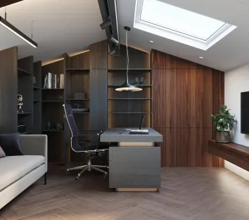 Интерьер кабинета  смотреть на Basicdecor