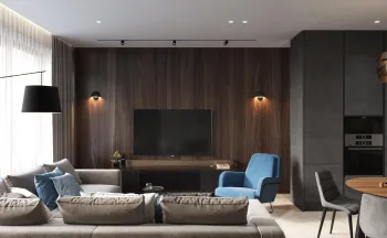 Интерьер гостиной  смотреть на Basicdecor