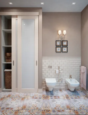 Интерьер ванной  смотреть на Basicdecor