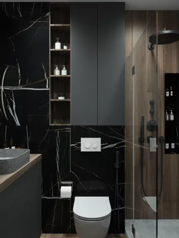 Интерьер ванной  смотреть на Basicdecor