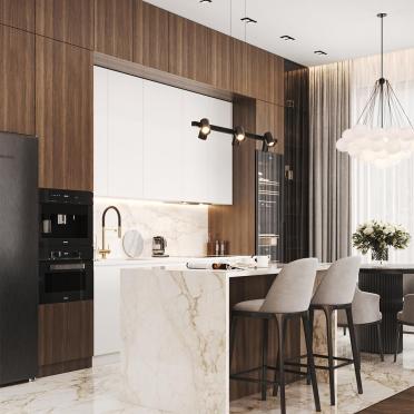 Интерьер кухни в современном стиле смотреть на Basicdecor