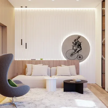 Интерьер гостиной  смотреть на Basicdecor