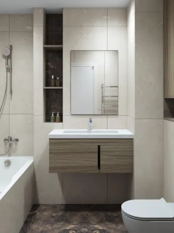 Интерьер ванной  смотреть на Basicdecor