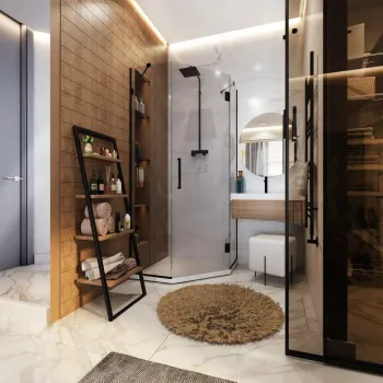 Интерьер ванной  смотреть на Basicdecor