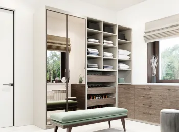 Интерьер гардеробной в современном стиле смотреть на Basicdecor