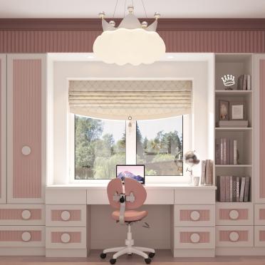 Интерьер детской с для девочки  смотреть на Basicdecor