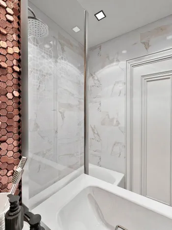 Интерьер ванной в неоклассике смотреть на Basicdecor