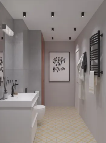 Интерьер ванной  смотреть на Basicdecor
