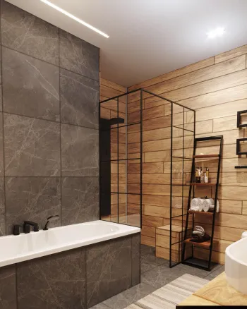 Интерьер ванной  смотреть на Basicdecor