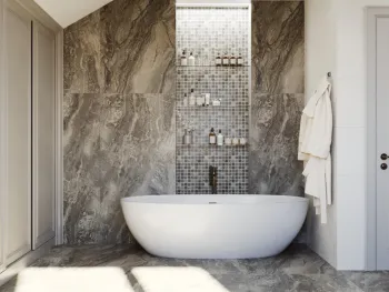 Интерьер ванной в неоклассике смотреть на Basicdecor