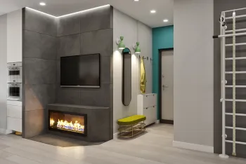Интерьер прихожей в современном стиле смотреть на Basicdecor
