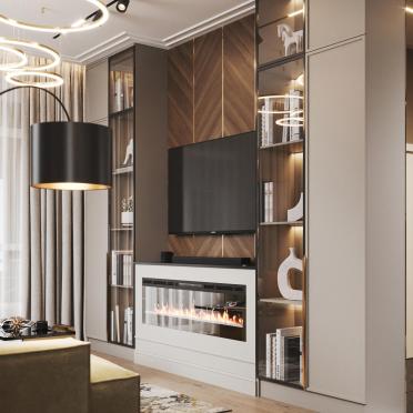 Интерьер гостиной  смотреть на Basicdecor