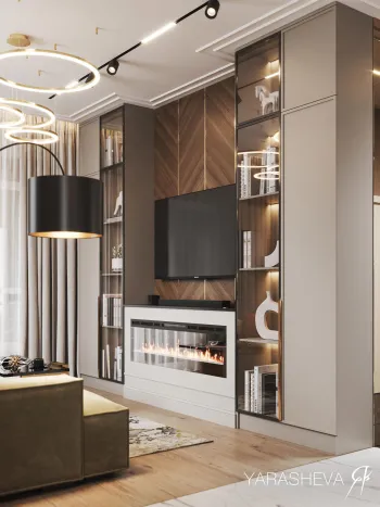 Интерьер гостиной  смотреть на Basicdecor