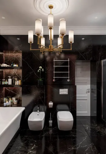 Интерьер ванной  смотреть на Basicdecor
