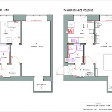 Интерьер с зонированием, проходной и проемом  смотреть на Basicdecor
