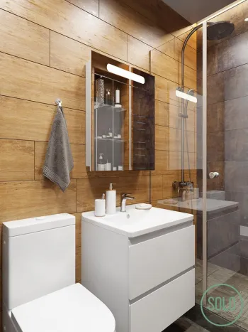 Интерьер ванной в скандинавском стиле смотреть на Basicdecor