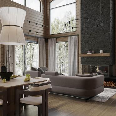 Интерьер гостиной  смотреть на Basicdecor