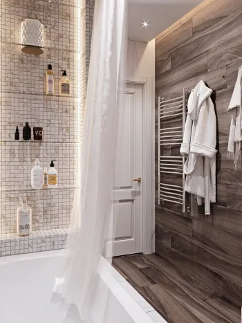 Интерьер ванной в современном стиле смотреть на Basicdecor