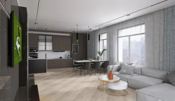 Интерьер гостиной  смотреть на Basicdecor
