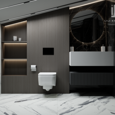 Интерьер ванной  смотреть на Basicdecor