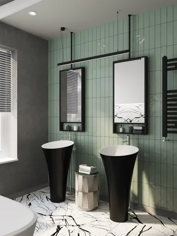 Интерьер ванной  смотреть на Basicdecor