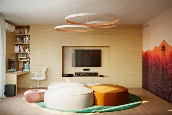 Интерьер гостиной в современном стиле смотреть на Basicdecor