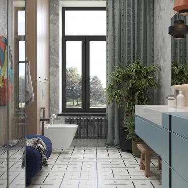 Интерьер ванной  смотреть на Basicdecor