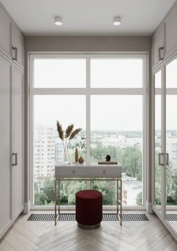 Интерьер с окном в неоклассике смотреть на Basicdecor