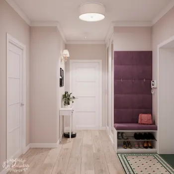 Интерьер с проходной в неоклассике смотреть на Basicdecor