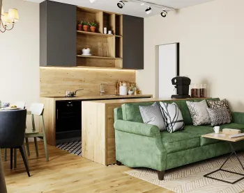 Интерьер гостиной  смотреть на Basicdecor