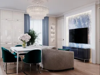 Интерьер гостиной  смотреть на Basicdecor