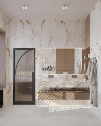 Интерьер ванной  смотреть на Basicdecor