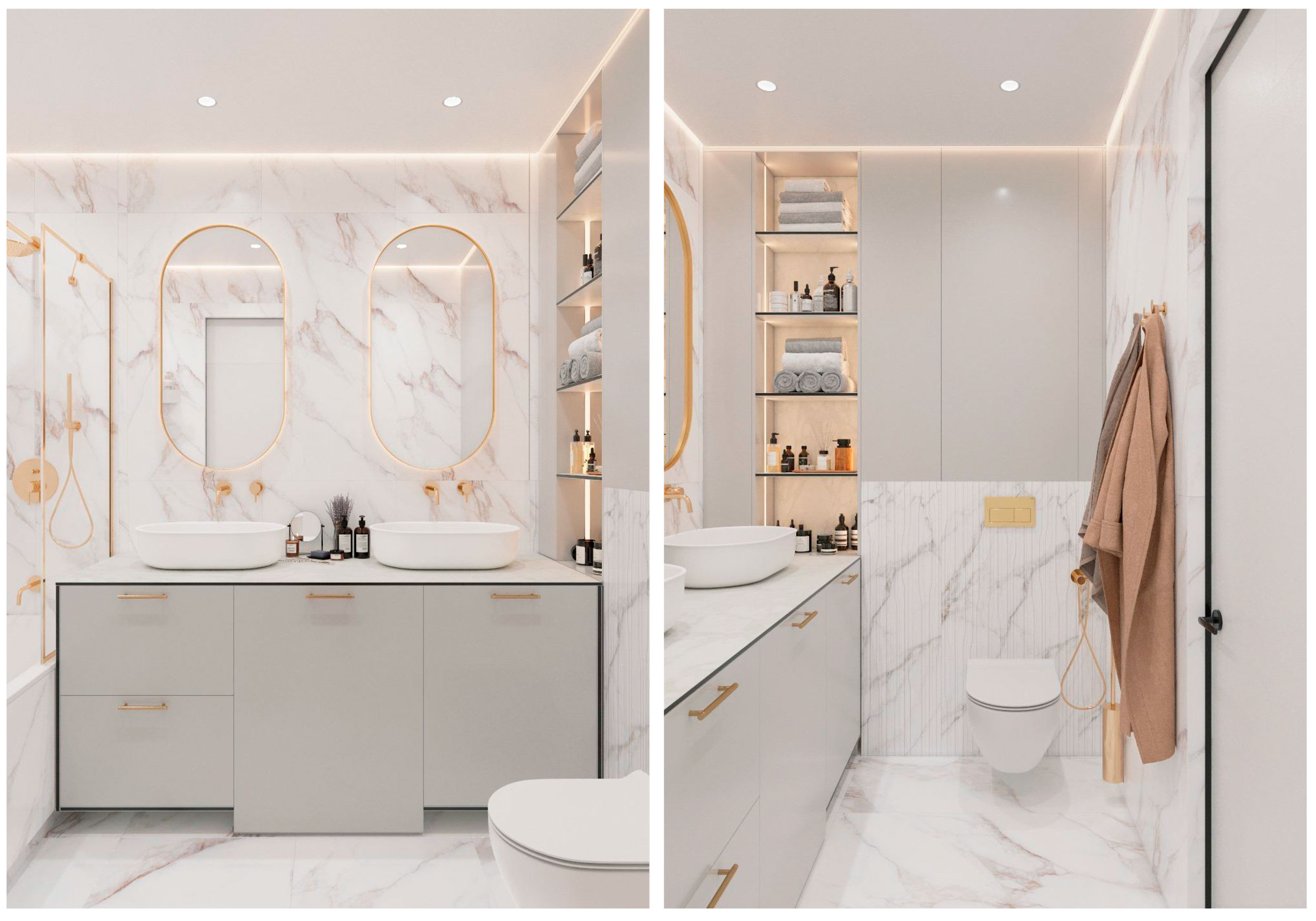 Результат ванной в интерьере