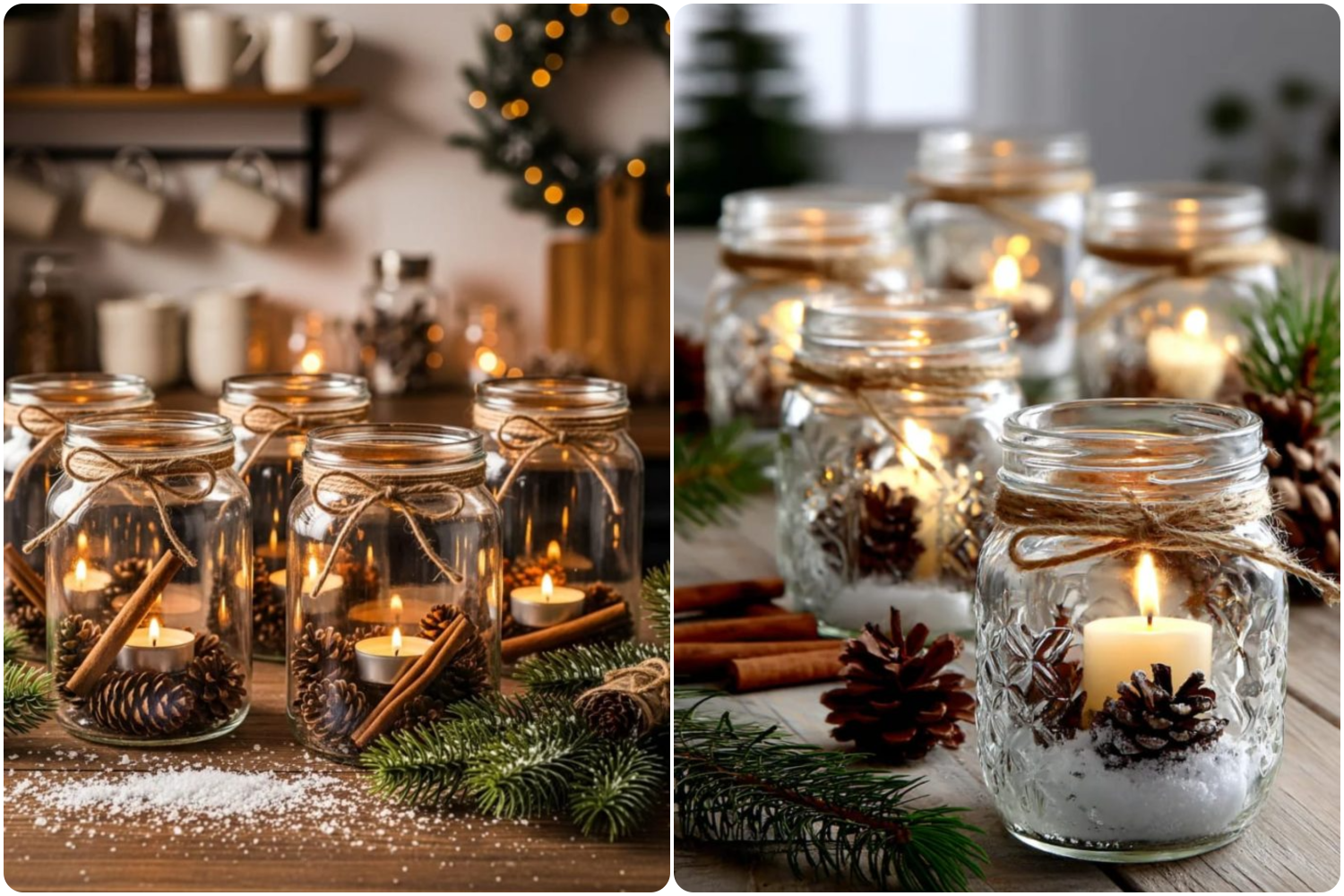 Банки со свечками