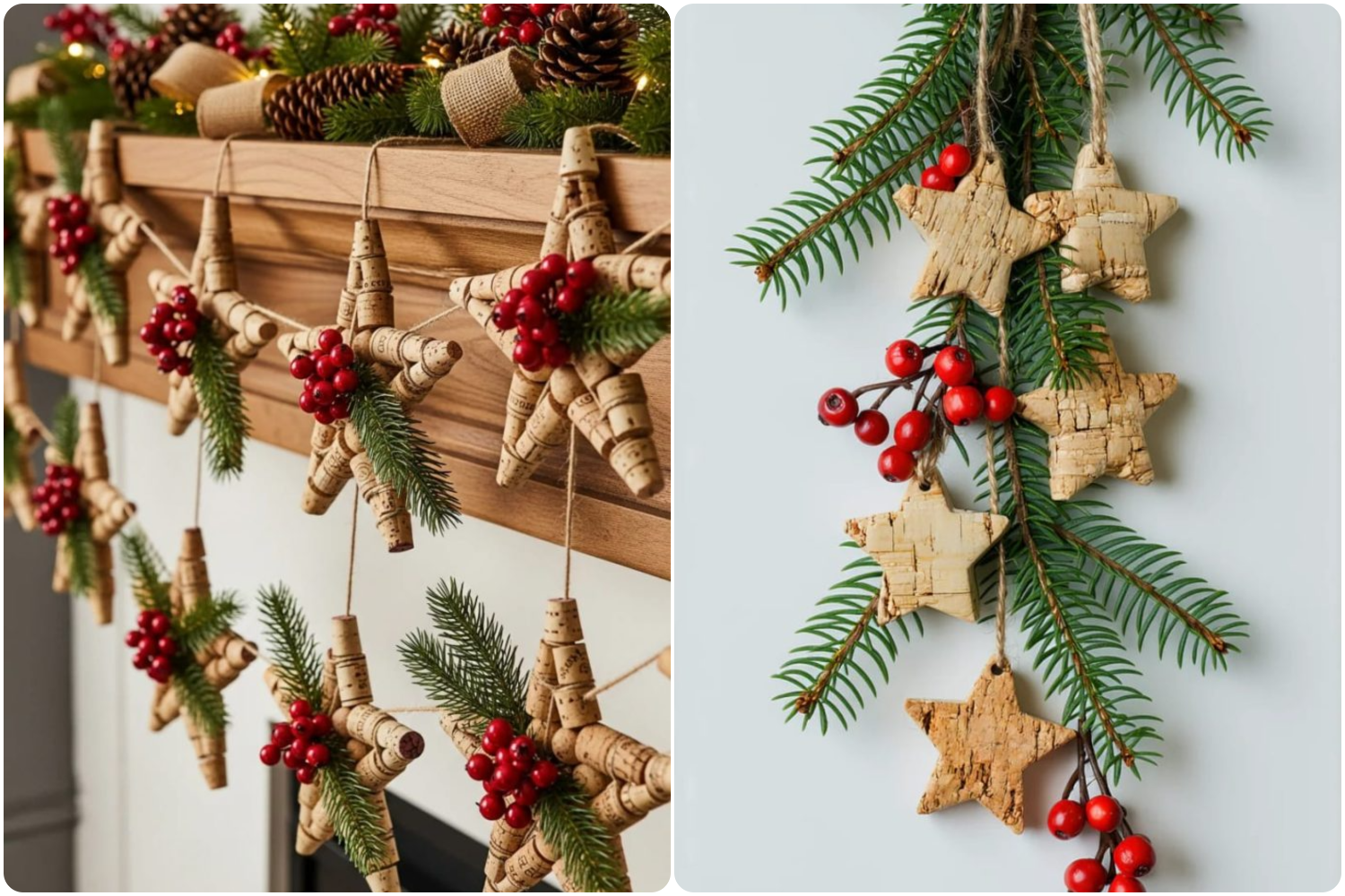 Гирлянда из винных пробок