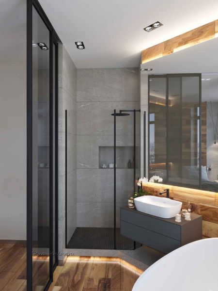 Фото проекта ванной комнаты Санузел - пример проекта