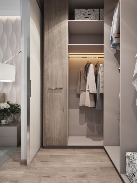 Как зонировать гардеробную комнату Проект гардероба в квартире