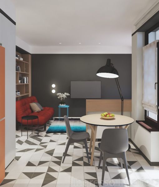 Цвет интерьера маленькой квартиры