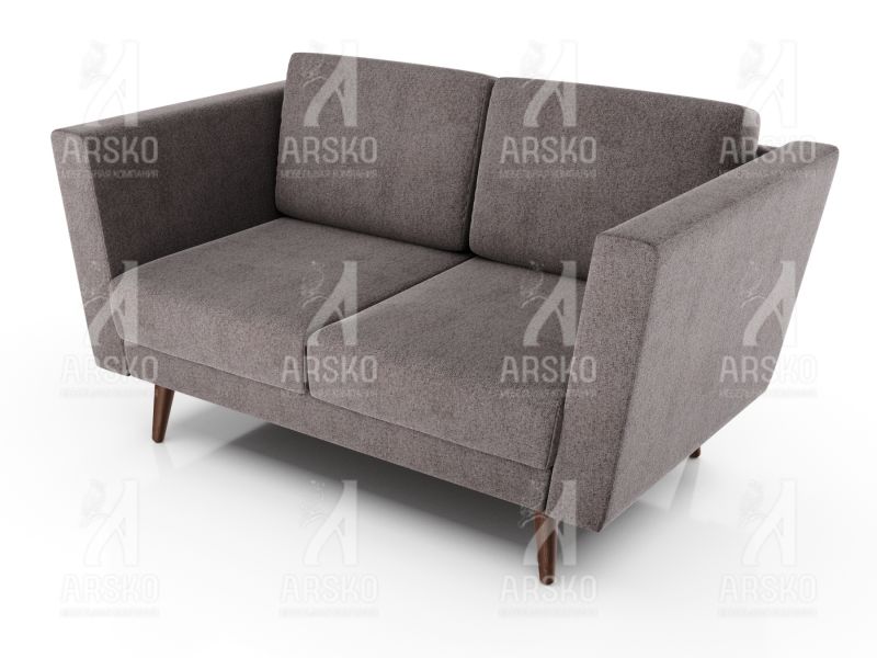 Диван двухместный Гуннар коричневая рогожка BD-2159942