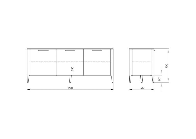 Тумба Ellipsefurniture Type TY010207210101