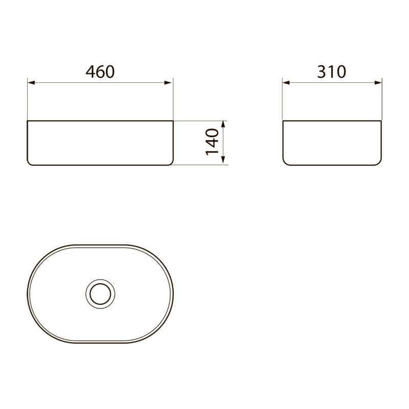 Умывальник Point Виктория PN43062