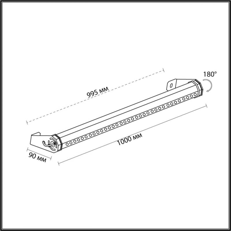 Фасадный светильник Odeon Light GRAZE 7040/10WL