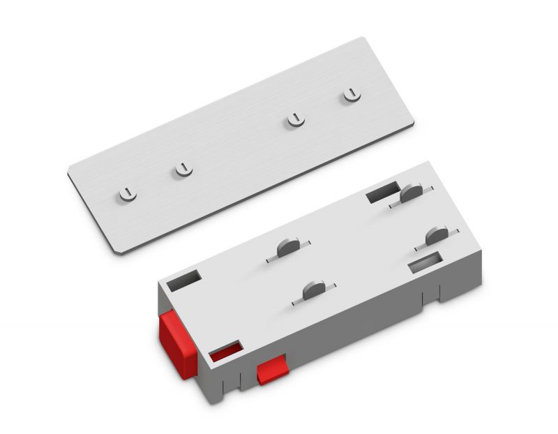 Коннектор питания прямой с соединителем для шинопровода Magnetic 220V Ambrella GL1105 фото 1