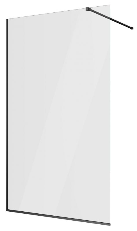 Душевая перегородка Berges SKY BLACK 064006, 120 см, черный матовый/прозрачное фото 1